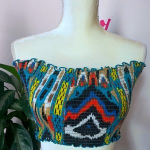 🇬🇧 - Atmosphere Boob Tube - Tribal Pattern - EUC - US Size 8, UK Size 12